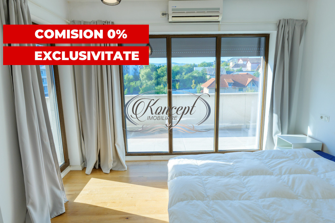 Penthouse exclusivist cu terasa panoramica si garaj in Andrei Muresanu