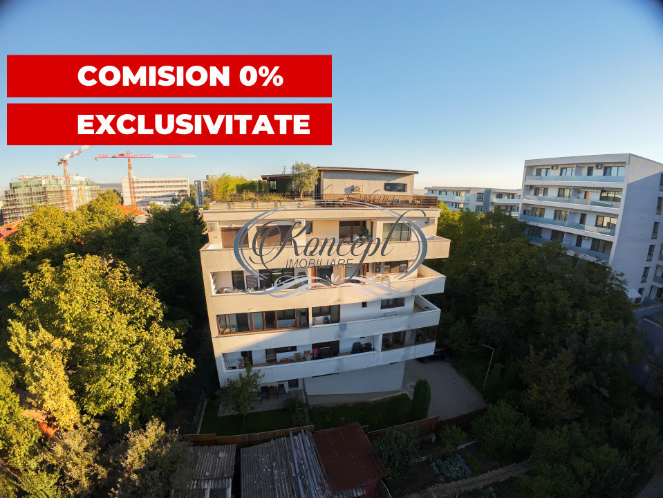 Penthouse exclusivist cu terasa panoramica si garaj in Andrei Muresanu