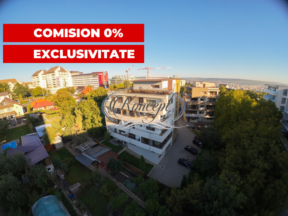 Penthouse exclusivist cu terasa panoramica si garaj in Andrei Muresanu