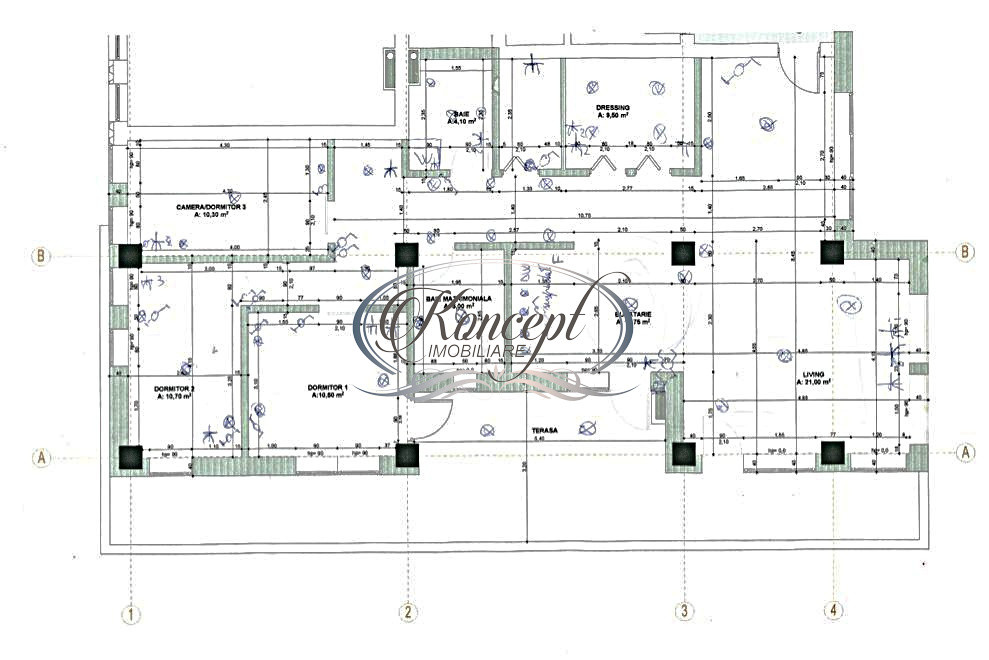 Penthouse exclusivist cu terasa panoramica si garaj in Andrei Muresanu