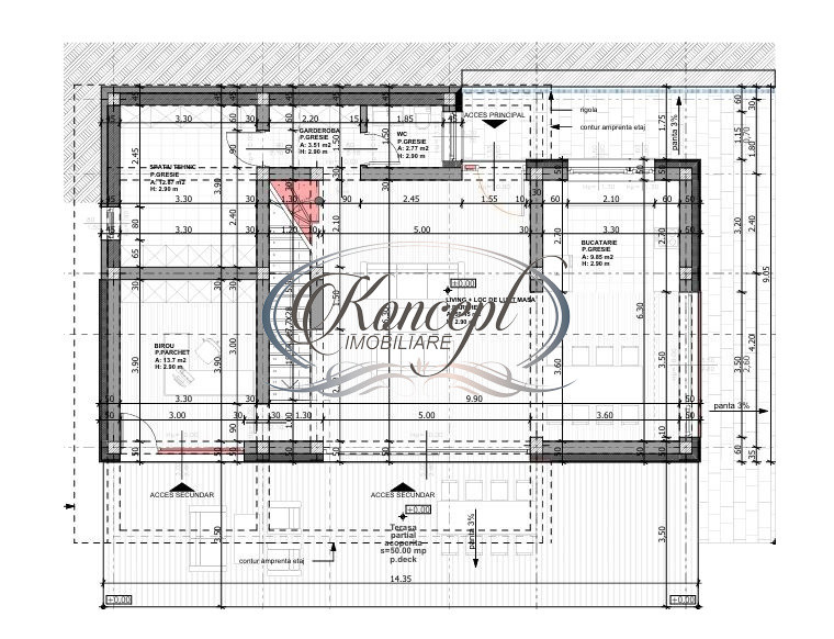Casa moderna cu panorama spectaculoasa in Popesti Deal