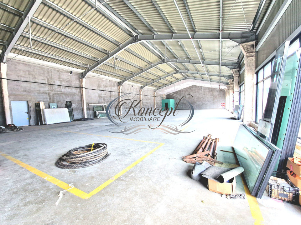 Spatiu comercial tip hangar cu expunere si acces auto situat in Someseni