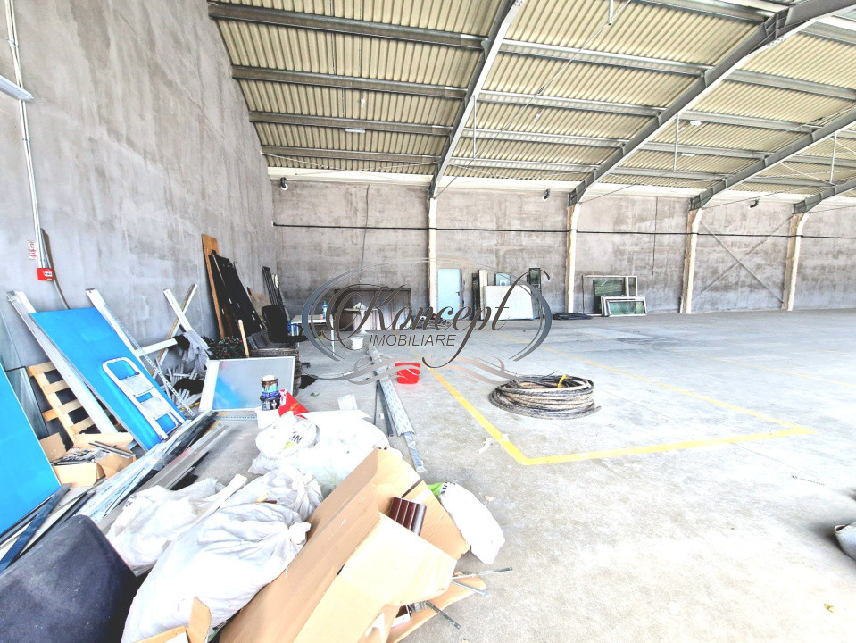 Spatiu comercial tip hangar cu expunere si acces auto situat in Someseni