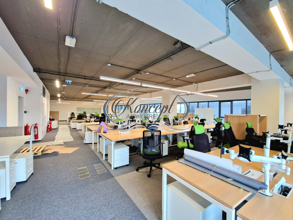 Spatiu de birouri ultramodern cu open space si 3 sali sedinta, Scala Center