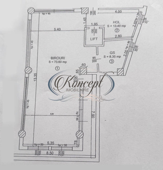 Spatiu de birou modern in cartierul Iris