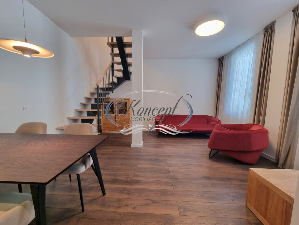 Apartament pe 2 niveluri, curte comuna, finisaje premium, zona Semicentrala