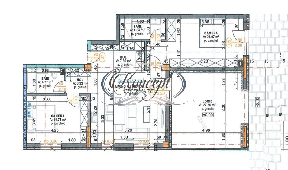 Apartament cu gradina amenajata, ansamblu Terra Gardens