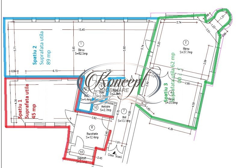 Spatii de birouri Ultracentral