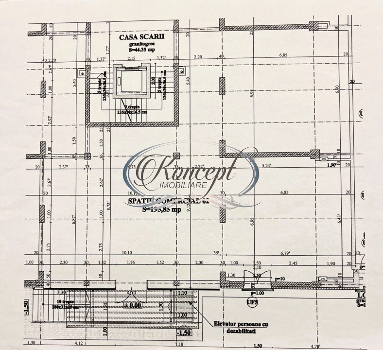 Spatiu comercial open-space in Marasti