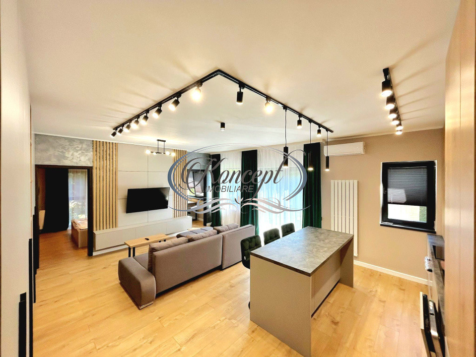 Apartament superb cu gradina proprie in Borhanci