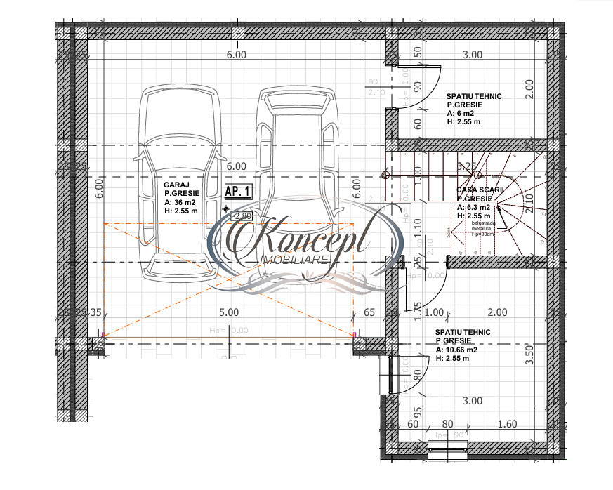 Duplex cu panouri fotovoltaice si panorama in Dambul Rotund