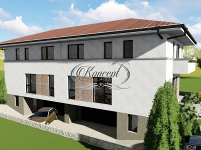 Duplex cu panouri fotovoltaice si panorama in Dambul Rotund