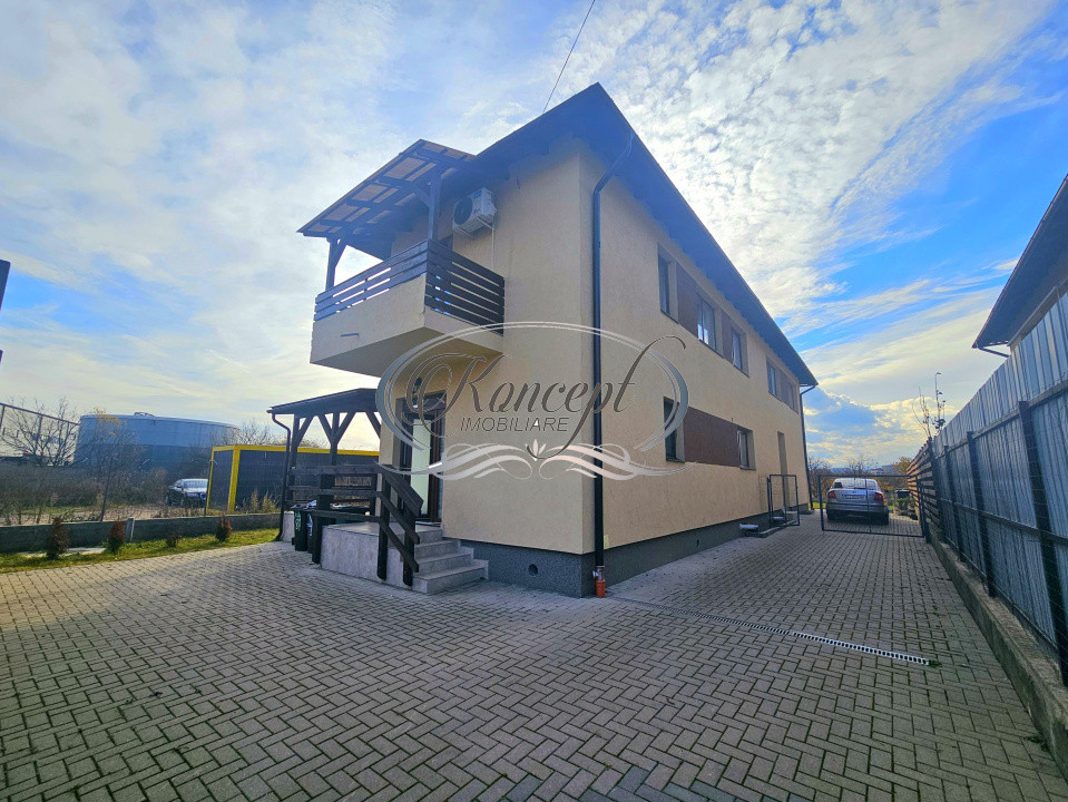Duplex modern pe 3 niveluri cu incalzire in pardoseala, Someseni