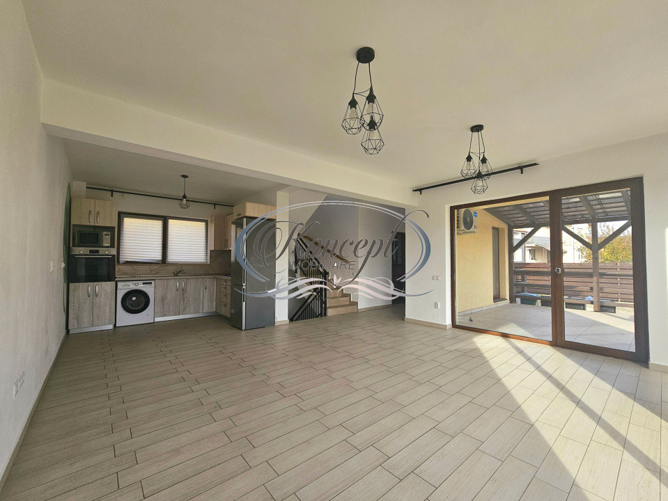 Duplex modern pe 3 niveluri cu incalzire in pardoseala, Someseni