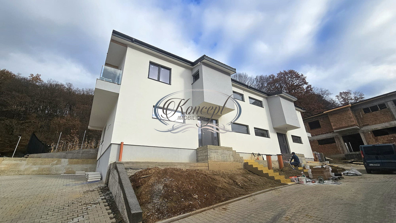 Duplex finisat eficient energetic cu panouri 15 KW, Floresti-Tauti