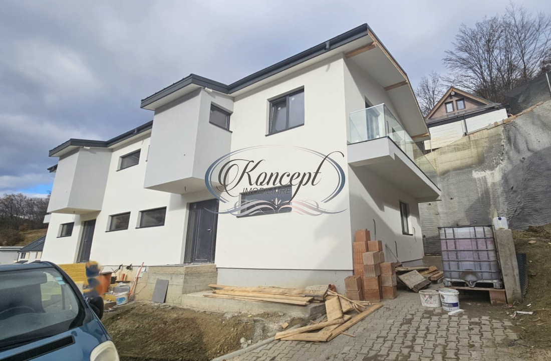 Duplex finisat eficient energetic cu panouri 15 KW, Floresti-Tauti
