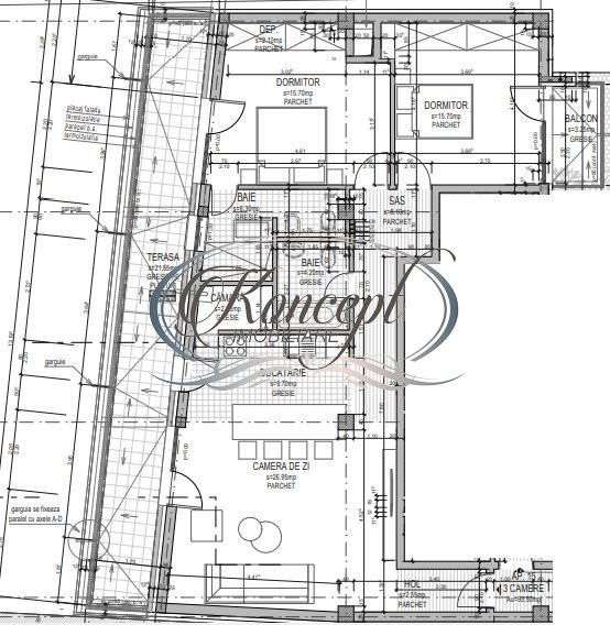 Apartament cu parcare subterana si terasa, cartierul Someseni