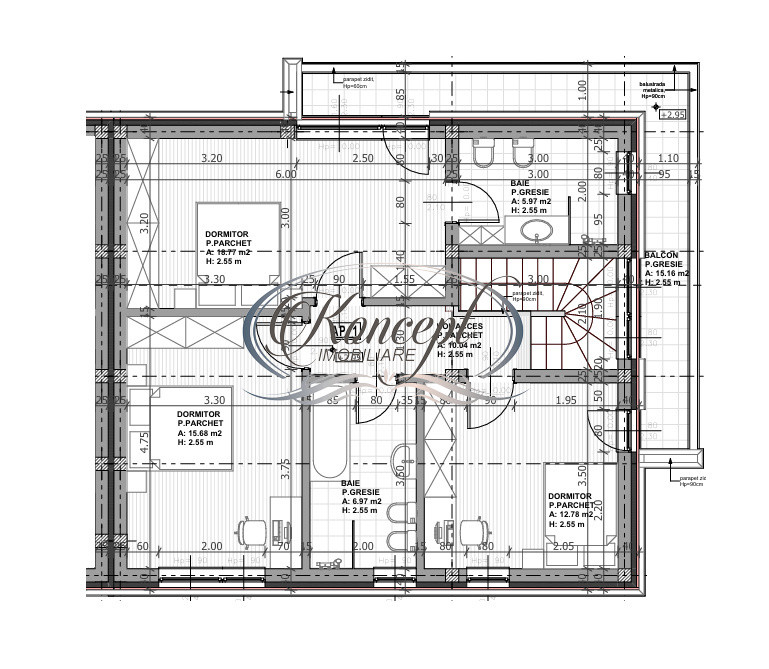 Duplex cu teren generos si panouri fotovoltaice in Dambul Rotund
