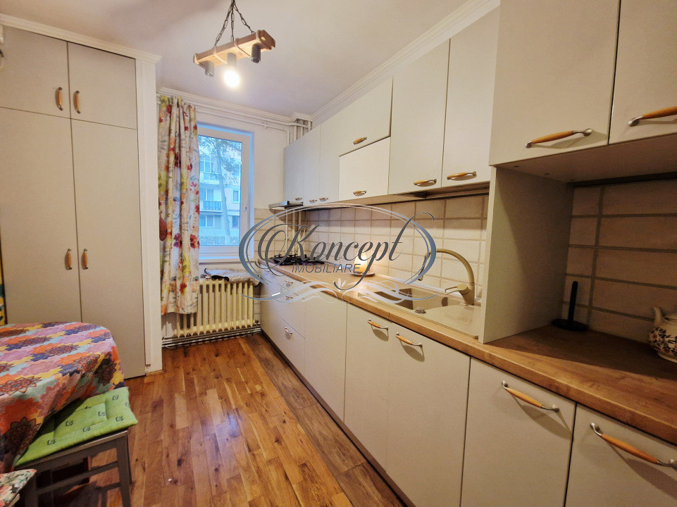 Locuinta confortabila cu balcon si pivnita, in zona linistita Gheorgheni