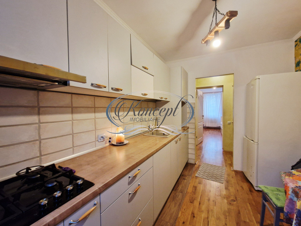 Locuinta confortabila cu balcon si pivnita, in zona linistita Gheorgheni