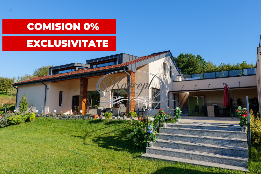 Casa unicat cu panorama si teren generos in Feleac