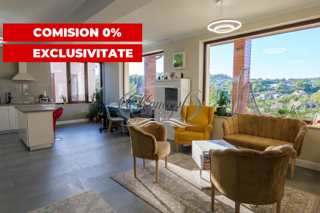 Casa unicat cu panorama si teren generos in Feleac