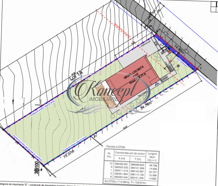Casa moderna cu pod inalt si terasa generoasa pe Ady Endre