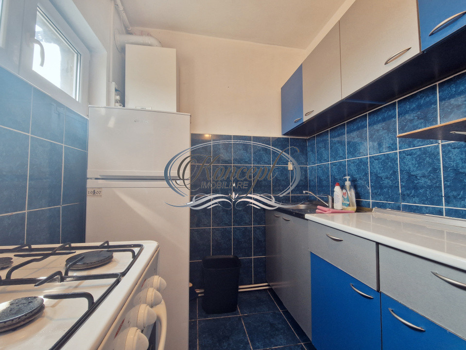 Garsoniera luminoasa cu bucatarie separata, centrala proprie in Dambul Rotund