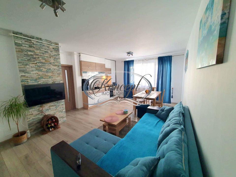 Apartament mobilat complet in imobil nou pe strada Avram Iancu