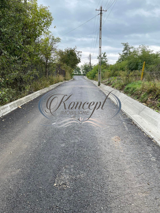 Teren intravilan generos cu utilitati si front larg in Jucu de Sus