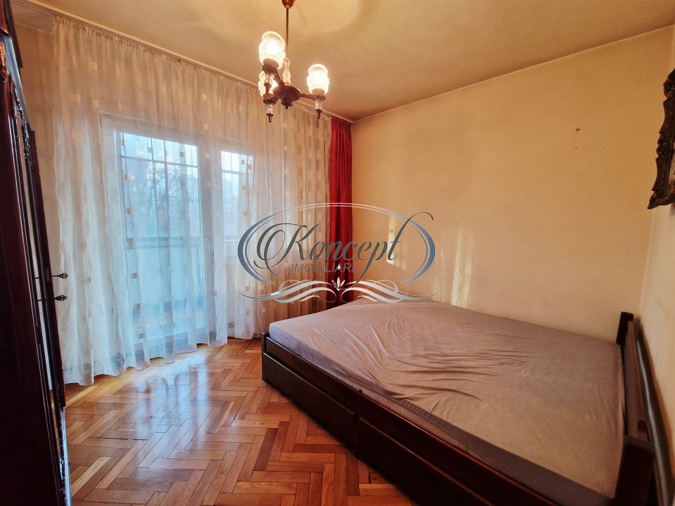 Apartament spatios, luminos cu 2 balcoane inchise in Manastur, zona Big