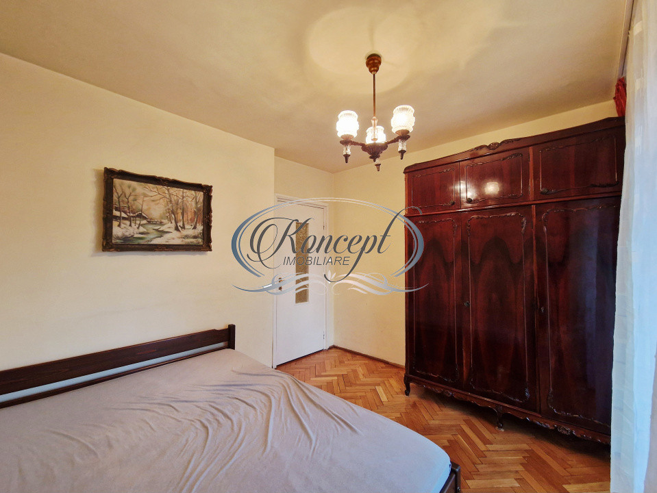 Apartament spatios, luminos cu 2 balcoane inchise in Manastur, zona Big