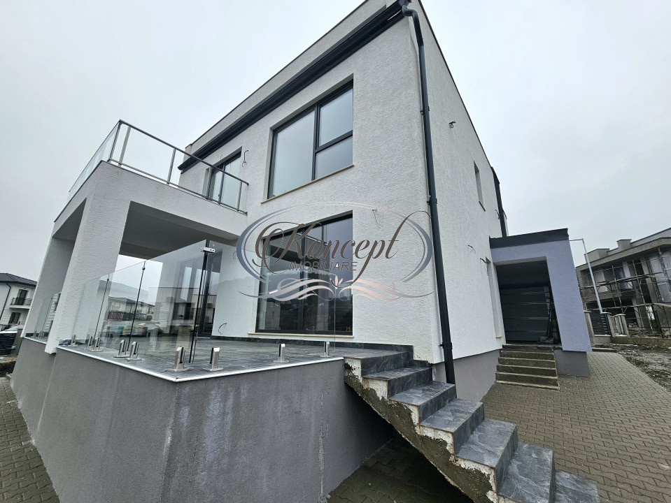 Proprietate moderna cu design exterior deosebit in Popesti