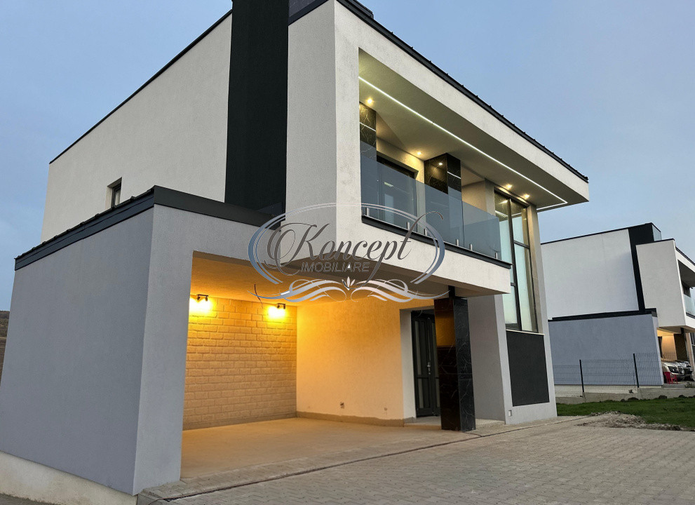 Proprietate moderna cu design exterior deosebit in Popesti