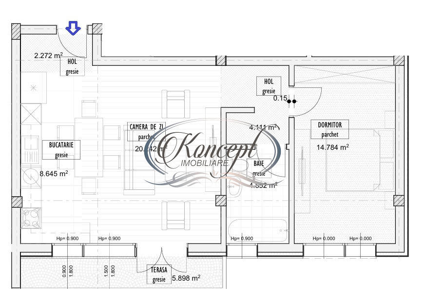 Apartamente moderne in proiect nou