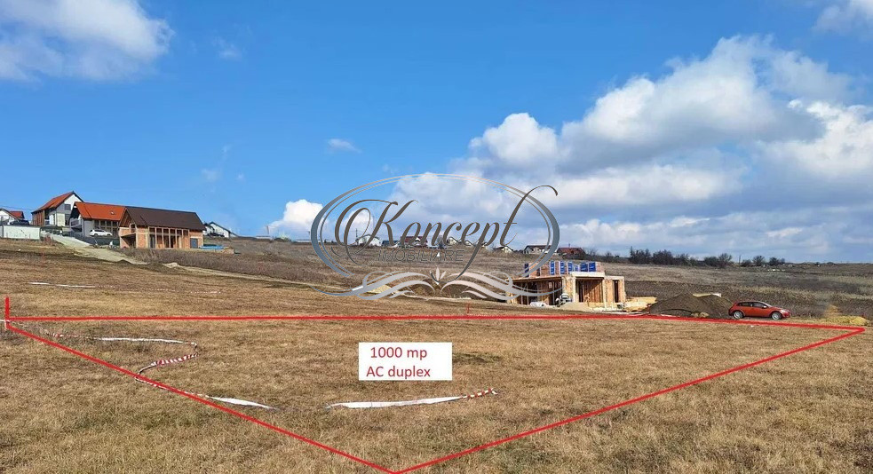 Teren cu autorizatie duplex in Jucu de Sus