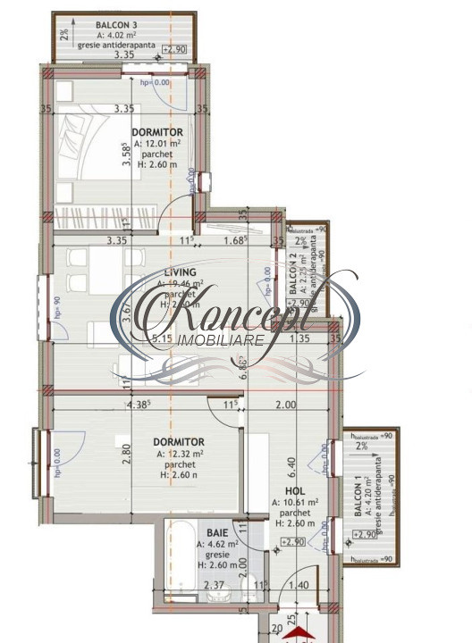 Apartament cu 3 camere si parcare in Zorilor