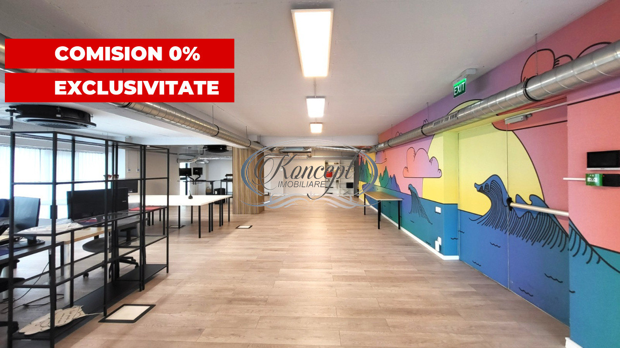 Birou premium in Marasti, etaj integral, acces 24/7 securizat