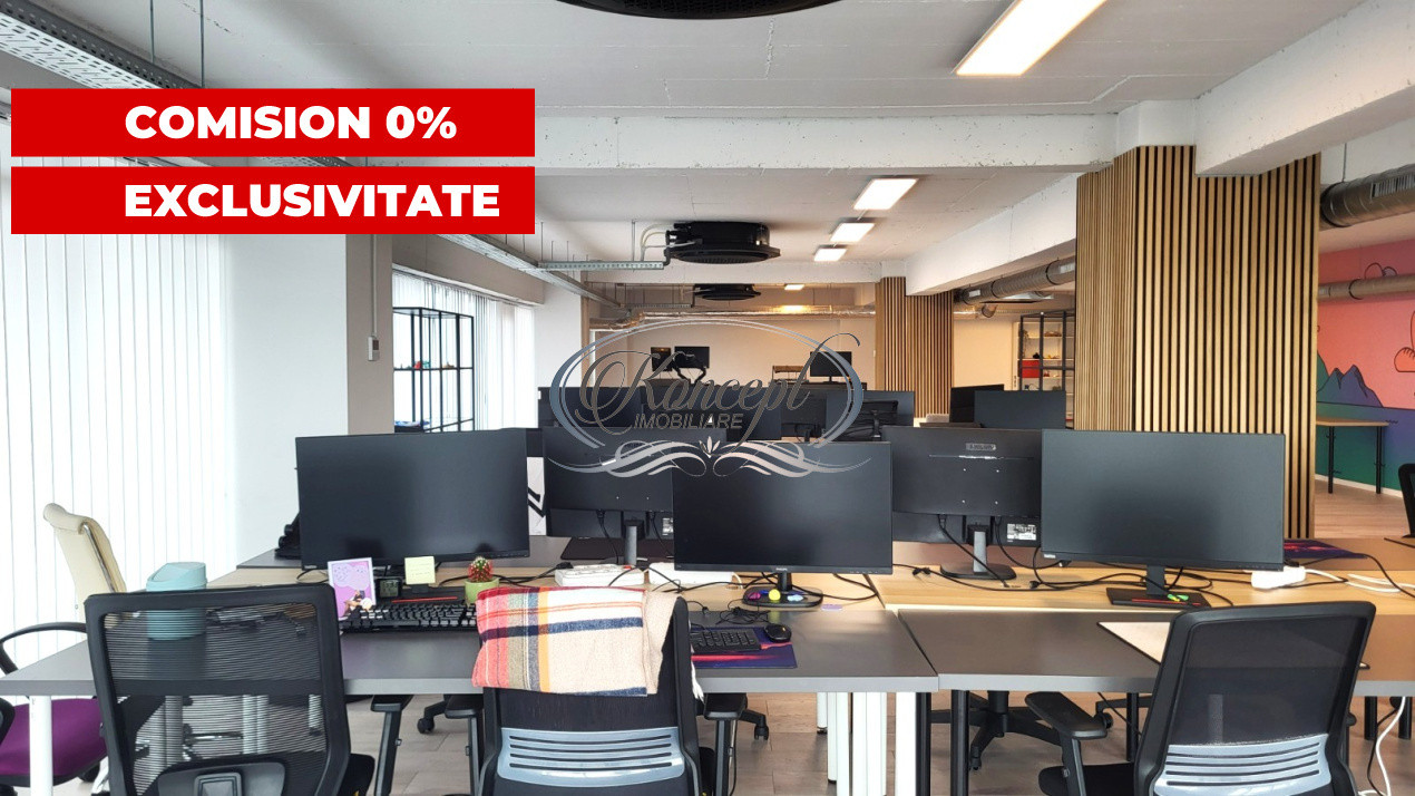Birou premium in Marasti, etaj integral, acces 24/7 securizat
