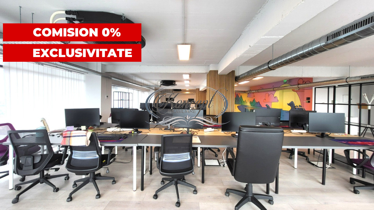 Birou premium in Marasti, etaj integral, acces 24/7 securizat