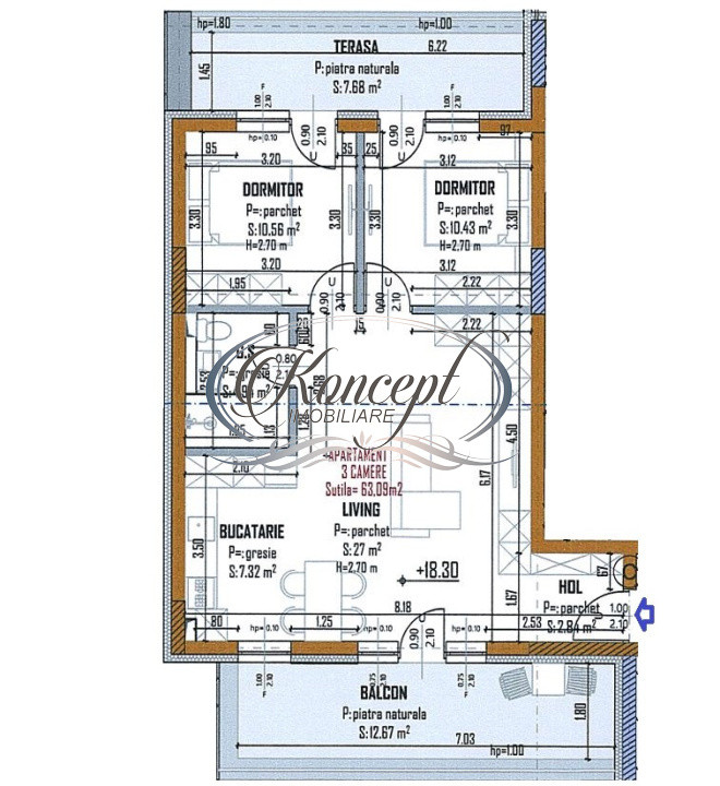 Apartament nou in Marasti