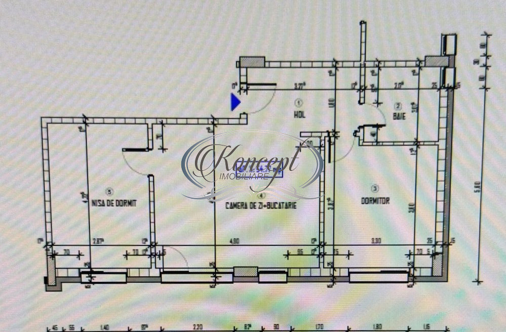 Apartament in curs de finisare la intrare in Baciu
