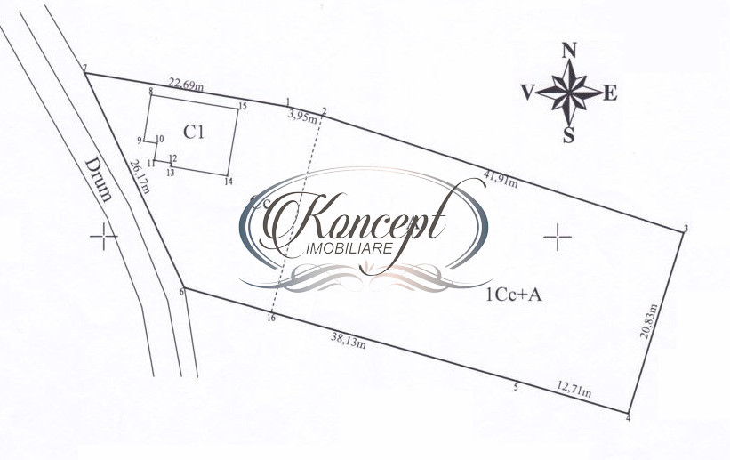 Teren pentru casa sau duplex in sat Gheorgheni