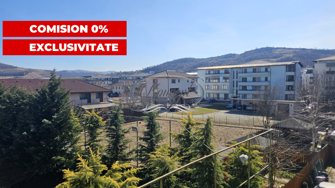 Apartament luminos cu panorama, Sesul de Sus, Floresti