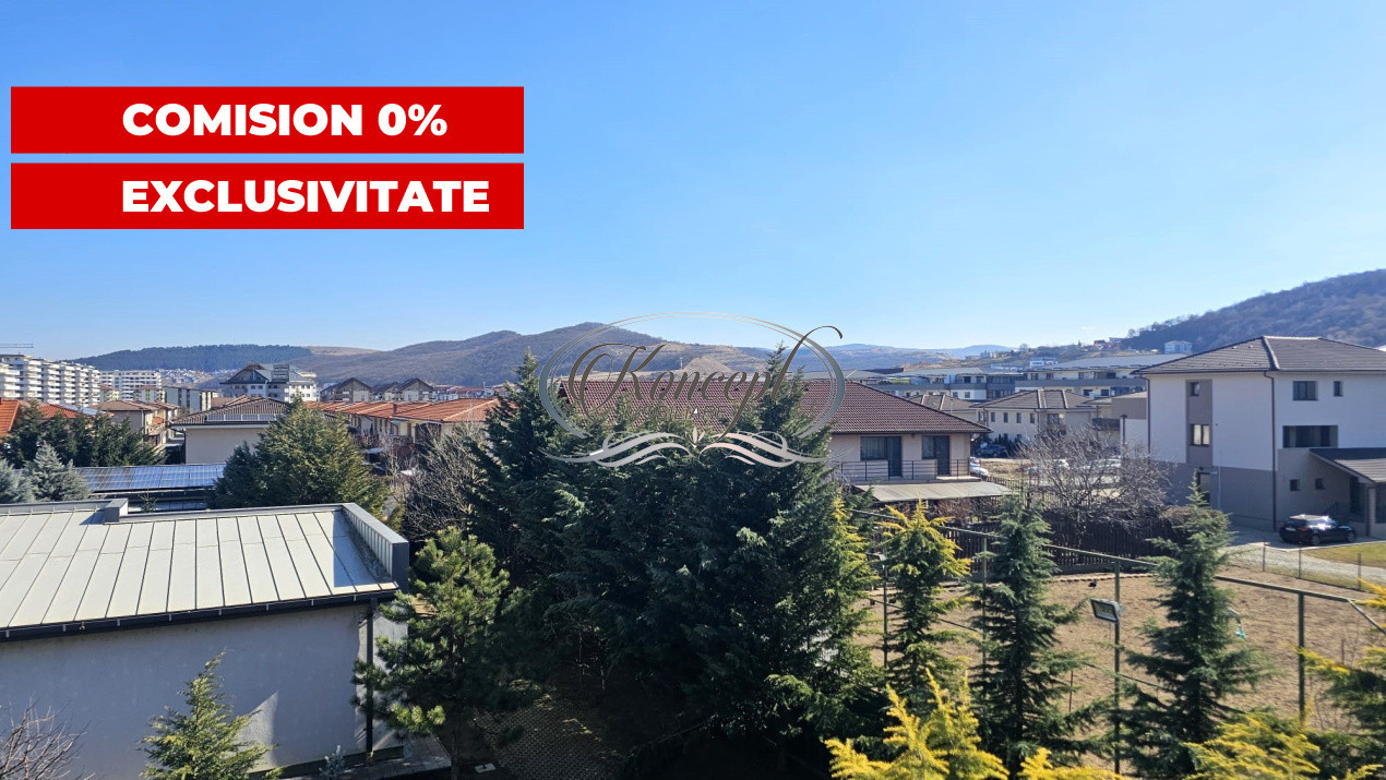 Apartament luminos cu panorama, Sesul de Sus, Floresti