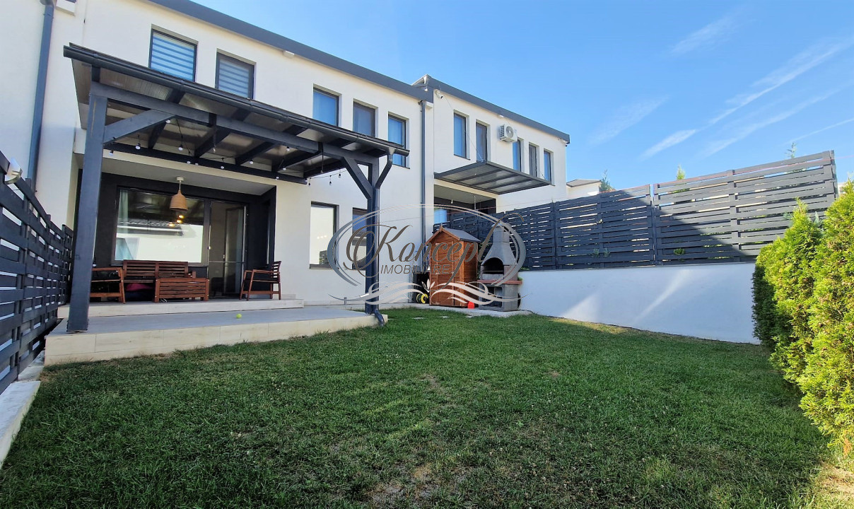 Duplex elegant cu 3 dormitoare si curte generoasa in Voronet