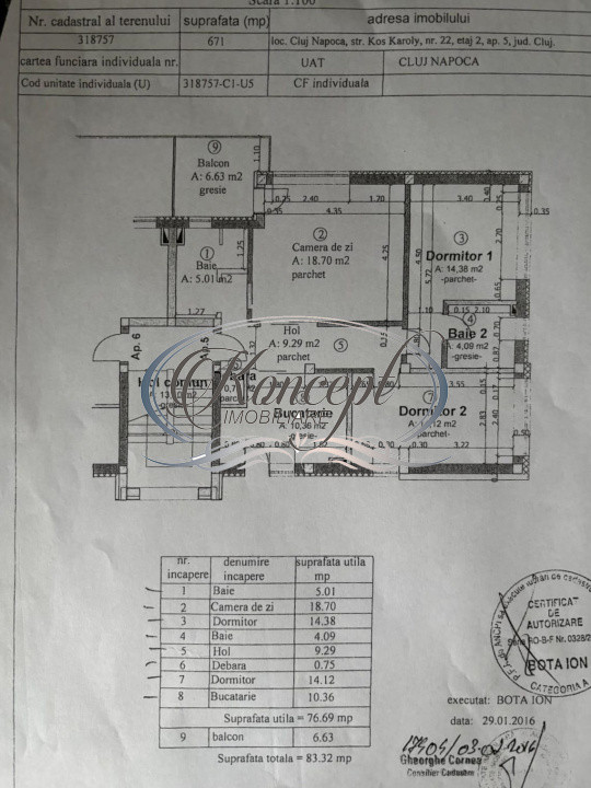 Apartament spatios si deosebit in cartierul Europa