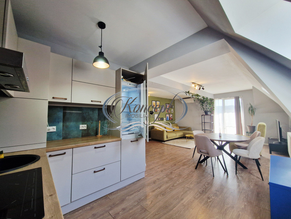 Apartament spatios pet frendly, cu parcare in imobil tip vila