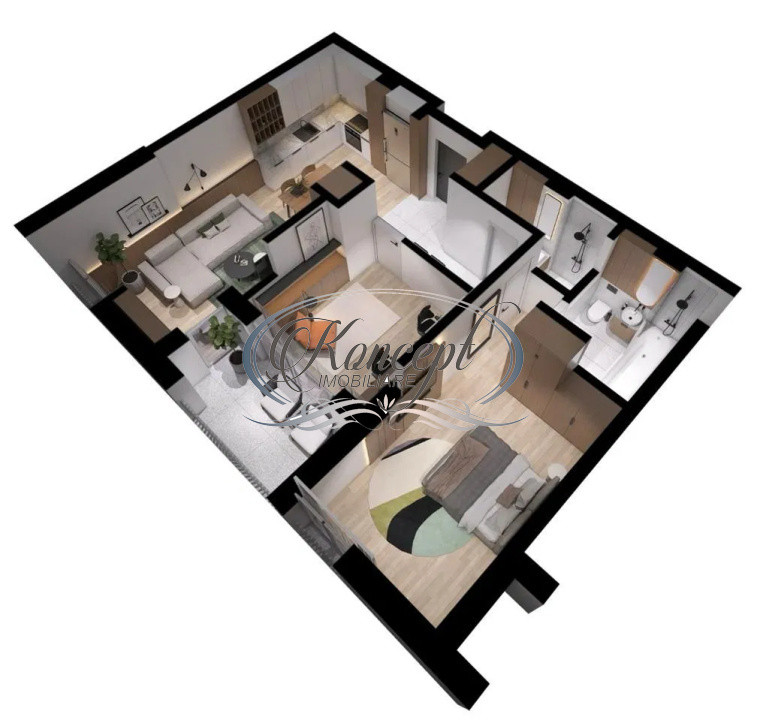 Apartament finisat, cu parcare inclusa, zona BMW