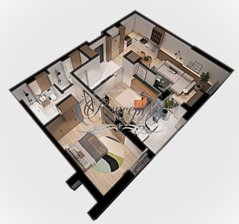 Apartament finisat modern, cu parcare, zona BMW